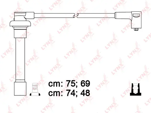 Kit de câbles d'allumage LYNXAUTO SPC3407
