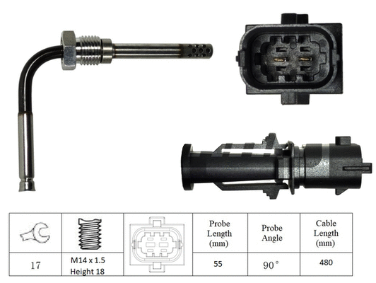 Capteur, température des gaz LEMARK LXT084