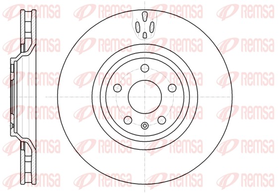 Disque de frein REMSA 61213.10