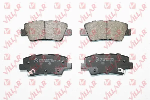 Kit de plaquettes de frein, frein à disque VILLAR 626.2181