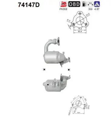 Catalyseur AS 74147D