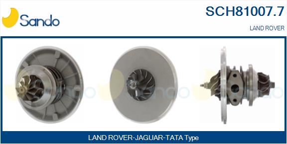 Groupe carter, turbocompresseur SANDO SCH81007.7