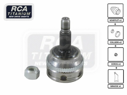 Jeu de joints, arbre de transmission RCA FRANCE FD820A