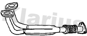 Tuyau d'échappement KLARIUS 301140