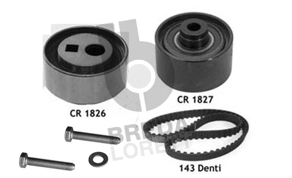 Kit de courroie crantée BREDA LORETT KCD0110