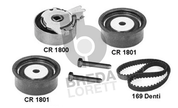 Kit de courroie crantée BREDA LORETT KCD0022