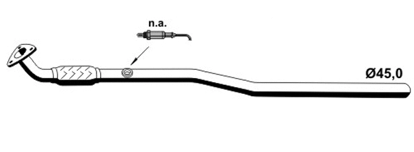 Tuyau d'échappement VEGAZ GmbH OR-266ERNS