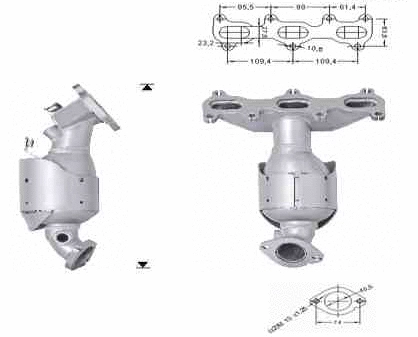 Catalyseur VEGAZ GmbH HUK-980
