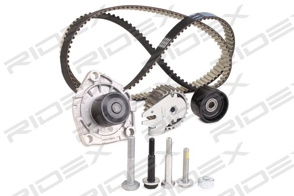 Pompe à eau + kit de courroie crantée RIDEX 3096W0030