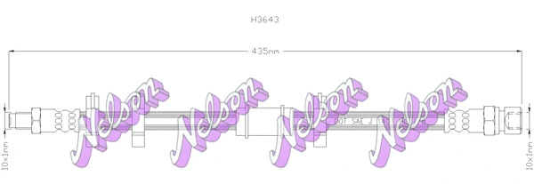 Flexible de frein KAWE H3643