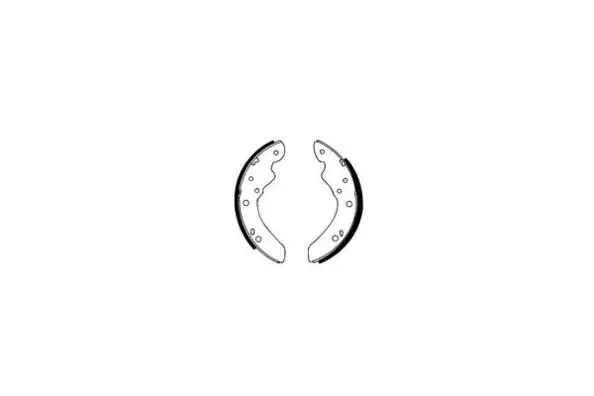 Jeu de mâchoires de frein E.T.F. 09-0242