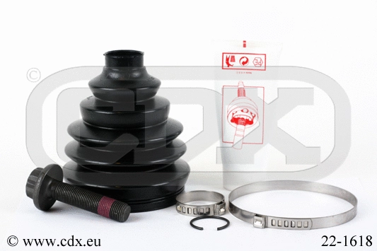 Jeu de joints-soufflets, arbre de commande CDX 22-1618
