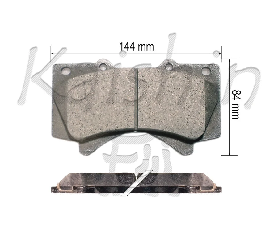 Kit de plaquettes de frein, frein à disque KAISHIN FK2278