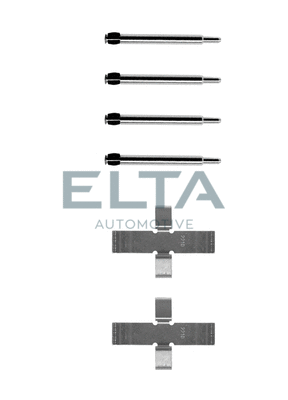 Kit d'accessoires, plaquette de frein à disque ELTA AUTOMOTIVE EA8553