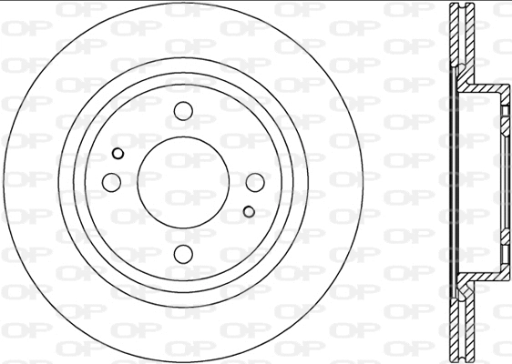Disque de frein OPEN PARTS BDA2795.20