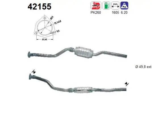Catalyseur AS 42155