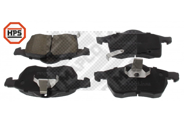 Kit de plaquettes de frein, frein à disque MAPCO 6478HPS