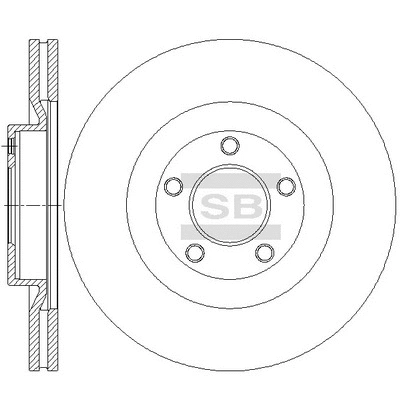Disque de frein Hi-Q SD5324