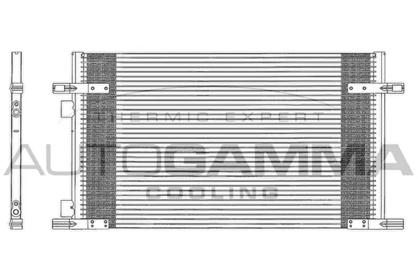 Condenseur, climatisation AUTOGAMMA 102762
