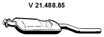 Silencieux avant EBERSPÄCHER 21.488.85