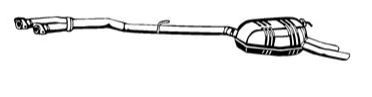 Silencieux arrière Vellerand 14404