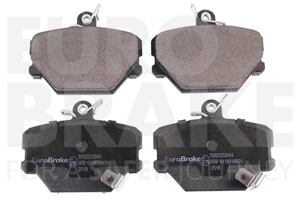 Kit de plaquettes de frein, frein à disque EUROBRAKE 5502223344