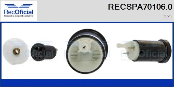 Pompe à carburant RECOFICIAL RECSPA70106.0