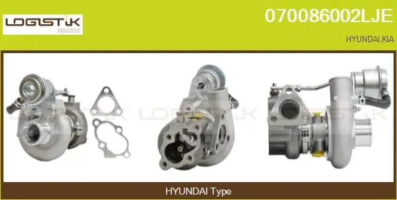 Turbocompresseur, suralimentation LGK 070086002LJE