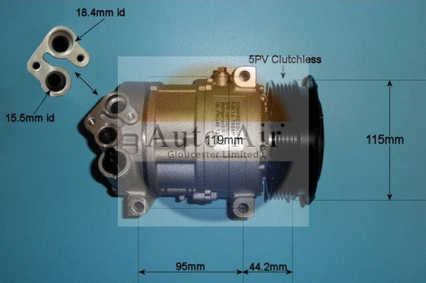 Compresseur, climatisation AUTO AIR GLOUCESTER 14-7488P
