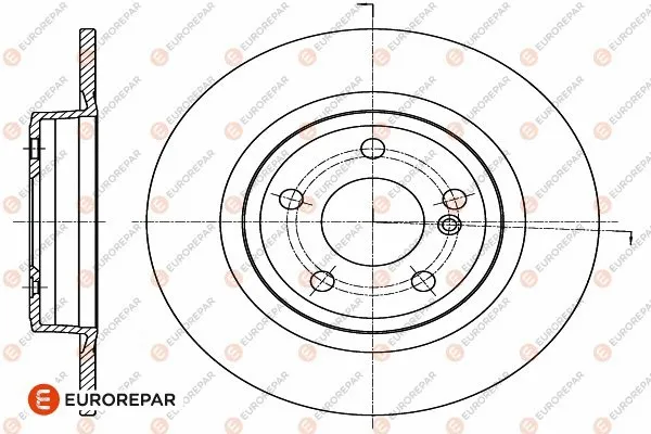 Disque de frein EUROREPAR 1642775180