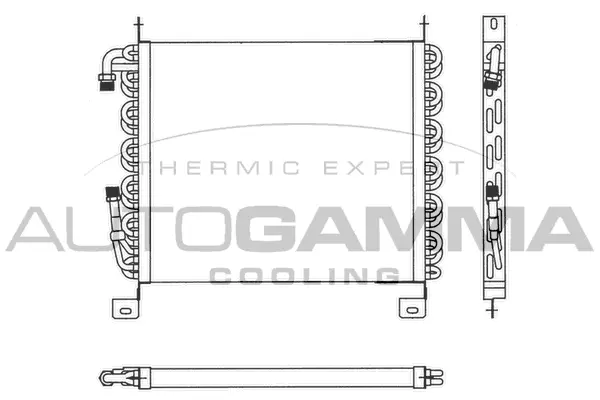 Condenseur, climatisation AUTOGAMMA 101760