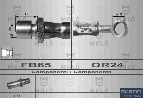 Flexible de frein AKRON-MALÒ 80114