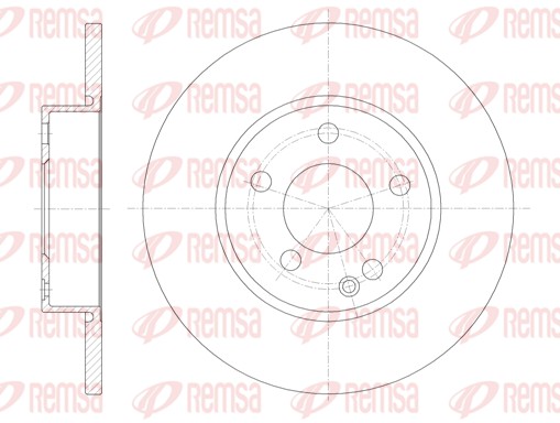 Disque de frein REMSA 6674.00