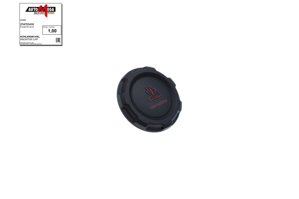 Bouchon, réservoir de liquide de refroidissement AUTOMEGA 274751410
