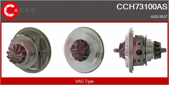Groupe carter, turbocompresseur CASCO CCH73100AS