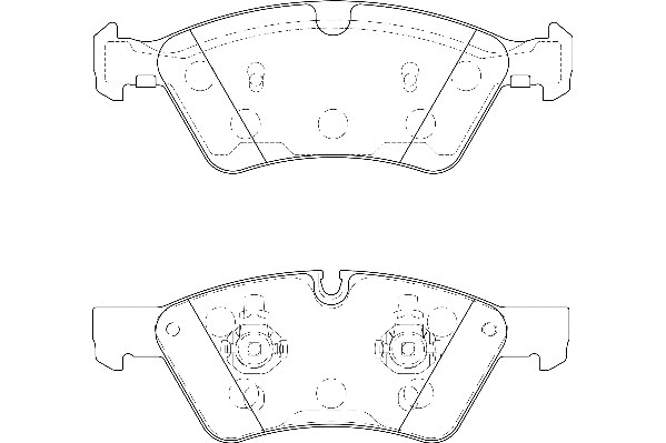 Kit de plaquettes de frein, frein à disque Omnicraft 2135180