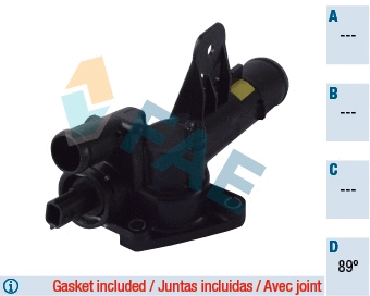 Thermostat, liquide de refroidissement FAE 5312089