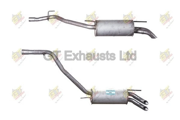 Silencieux arrière GT Exhausts GVW496