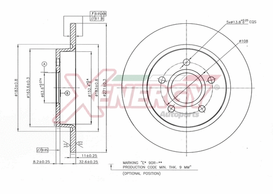 Disque de frein AP XENERGY X601544