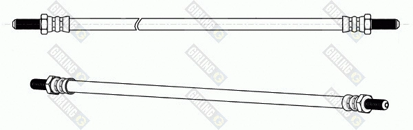 Flexible de frein GIRLING 9003218