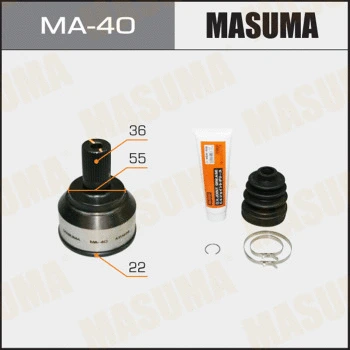 Jeu de joints, arbre de transmission MASUMA MA-40