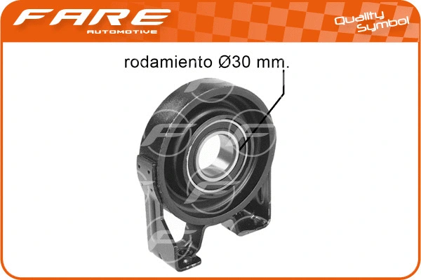 Suspension, arbre de cardan FARE SA 10558