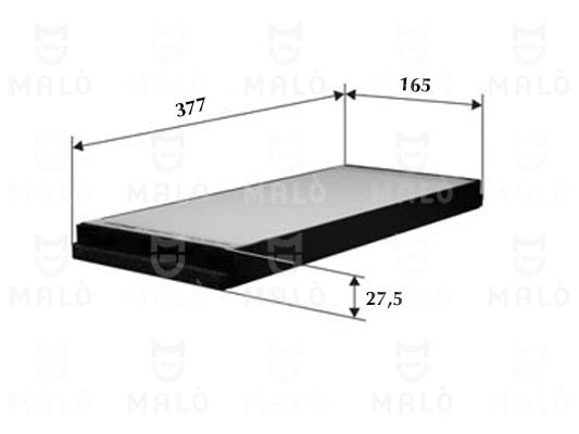 Filtre, air de l'habitacle AKRON-MALÒ 1530521