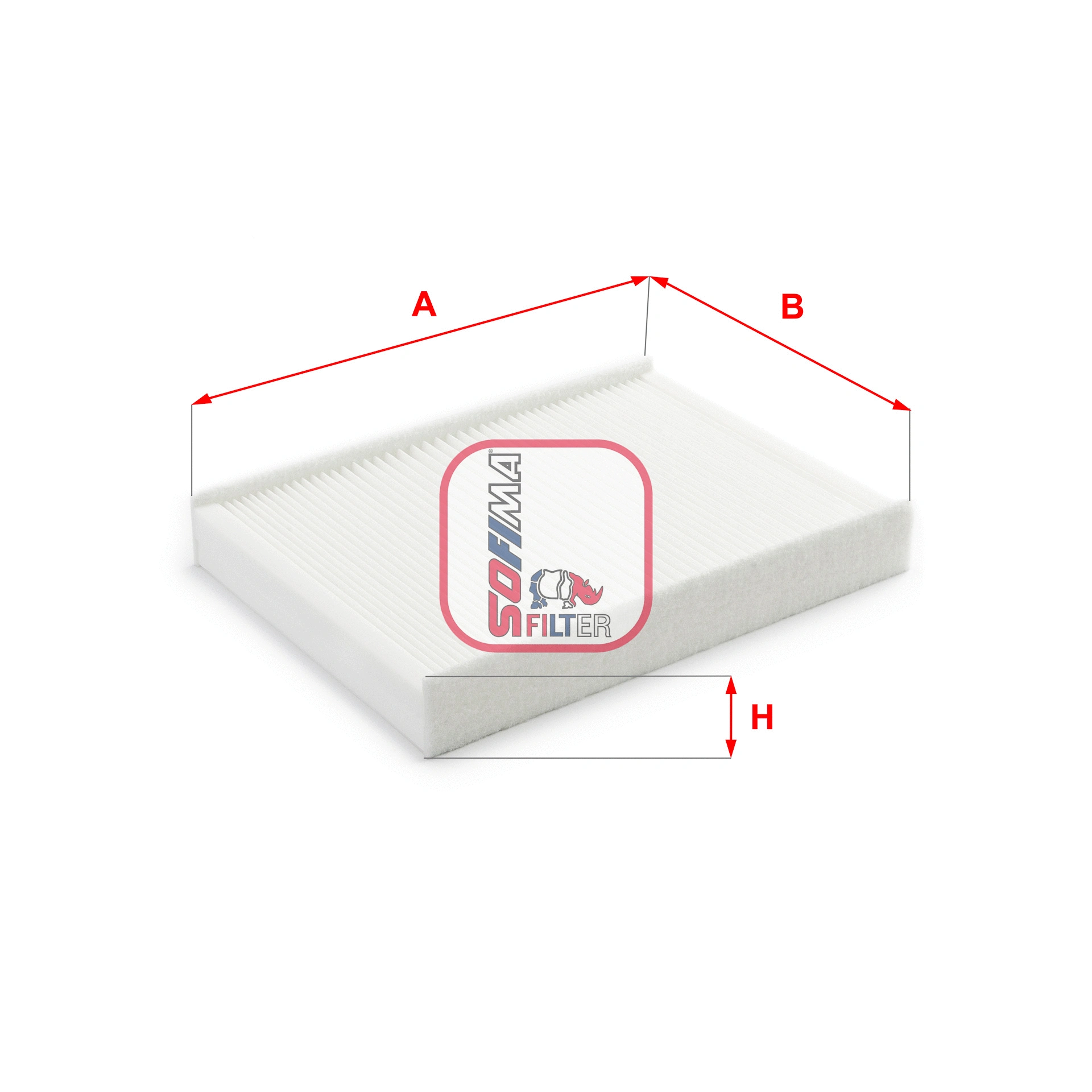 Filtre, air de l'habitacle SOFIMA S 3233 C