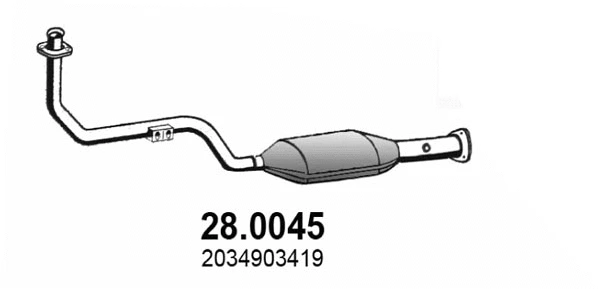 Catalyseur ASSO 28.0045