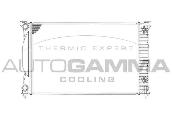 Radiateur, refroidissement du moteur AUTOGAMMA 103372