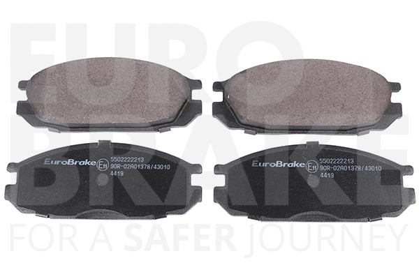 Kit de plaquettes de frein, frein à disque EUROBRAKE 5502222213