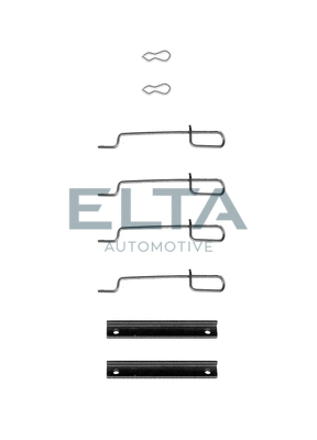 Kit d'accessoires, plaquette de frein à disque ELTA AUTOMOTIVE EA8564