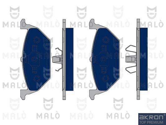 Kit de plaquettes de frein, frein à disque AKRON-MALÒ 1050104