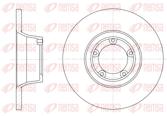 Disque de frein REMSA 6253.00
